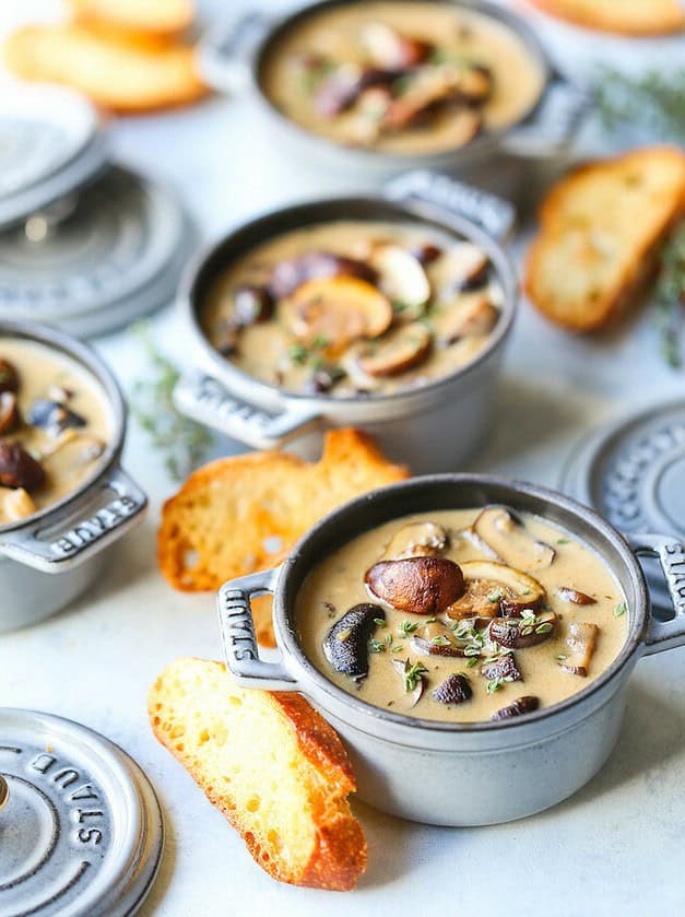 Creamy Roasted Mushroom Soup