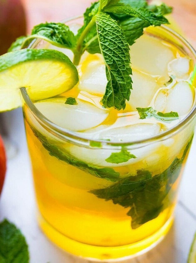 Skinny Peach Mango Mojitos