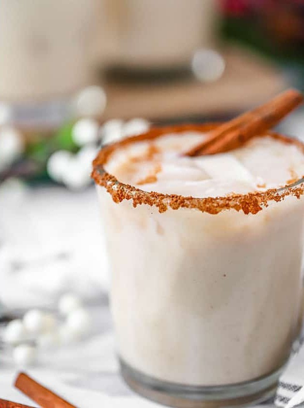 Festive Spiked Butterscotch Eggnog