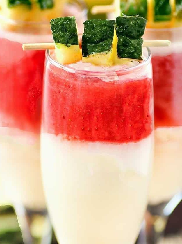 Strawberry Lava Flow Pina Colada