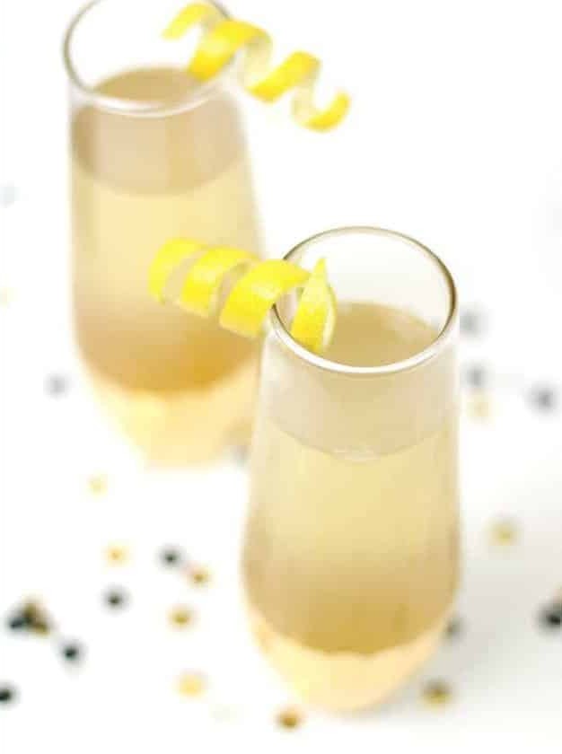 Elderflower French 75 Cocktail