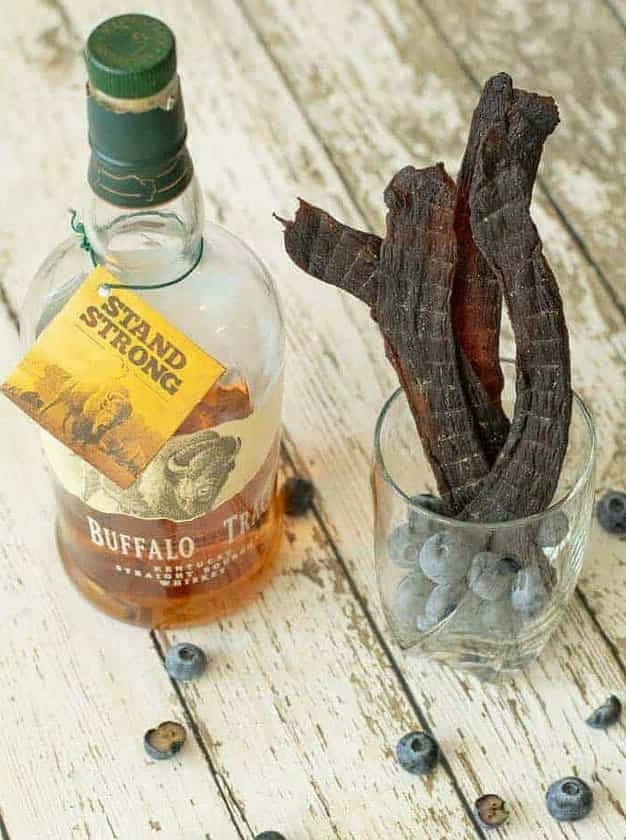 Blueberry Bourbon Deer Jerky