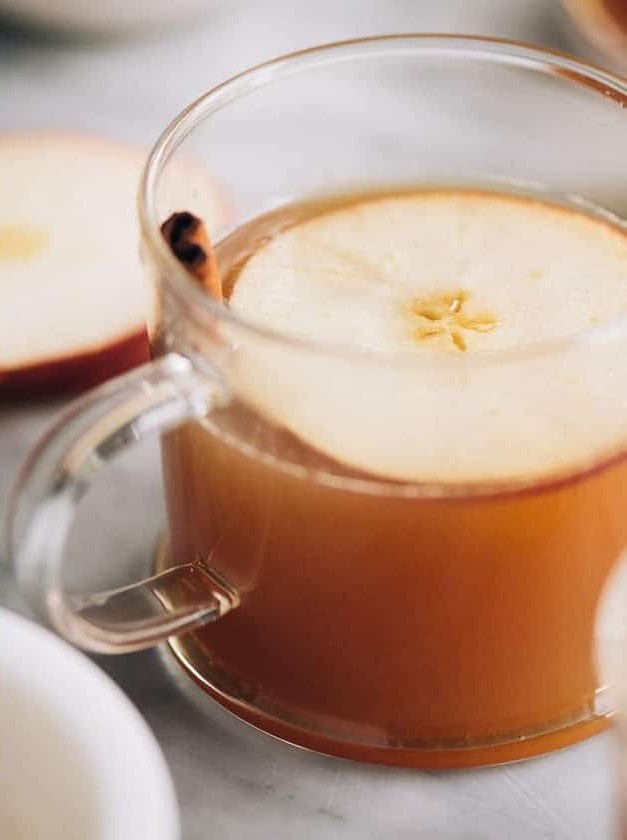 Apple Cider Hot Toddy With Maple Syrup