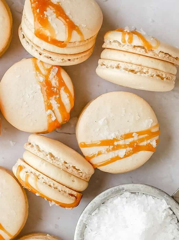 Salted Caramel Macarons