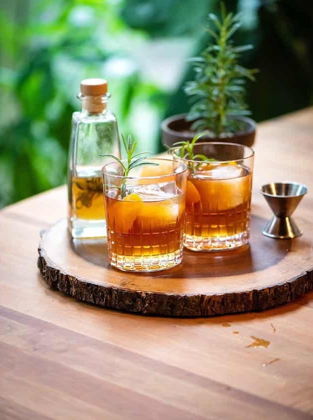 Rosemary and Honey Whiskey Cocktail