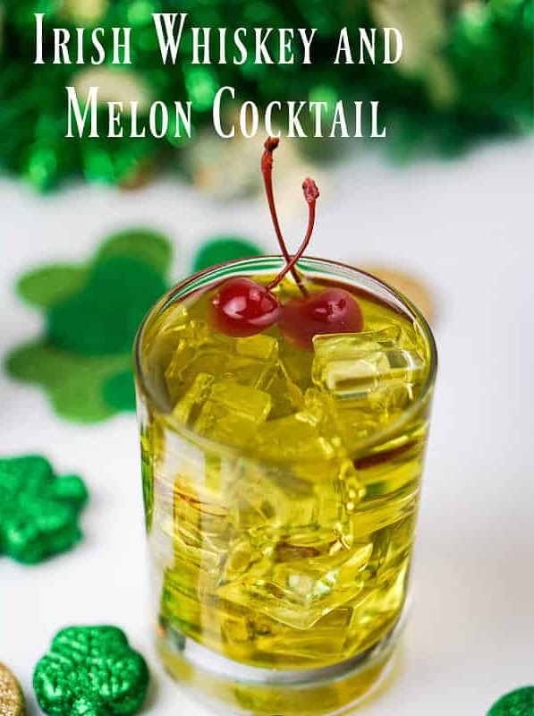 Irish Whiskey and Melon Cocktail