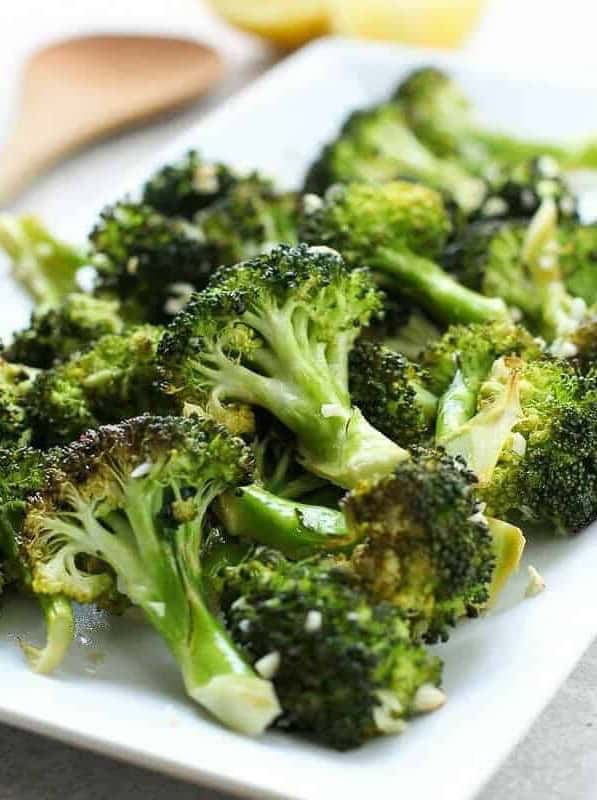 Roasted Lemon Garlic Broccoli