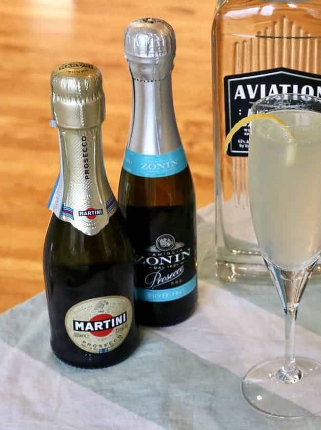 Prosecco and Gin Cocktail