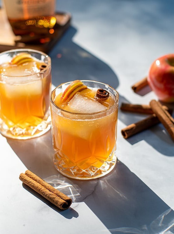 Apple Cider Bourbon Cocktail