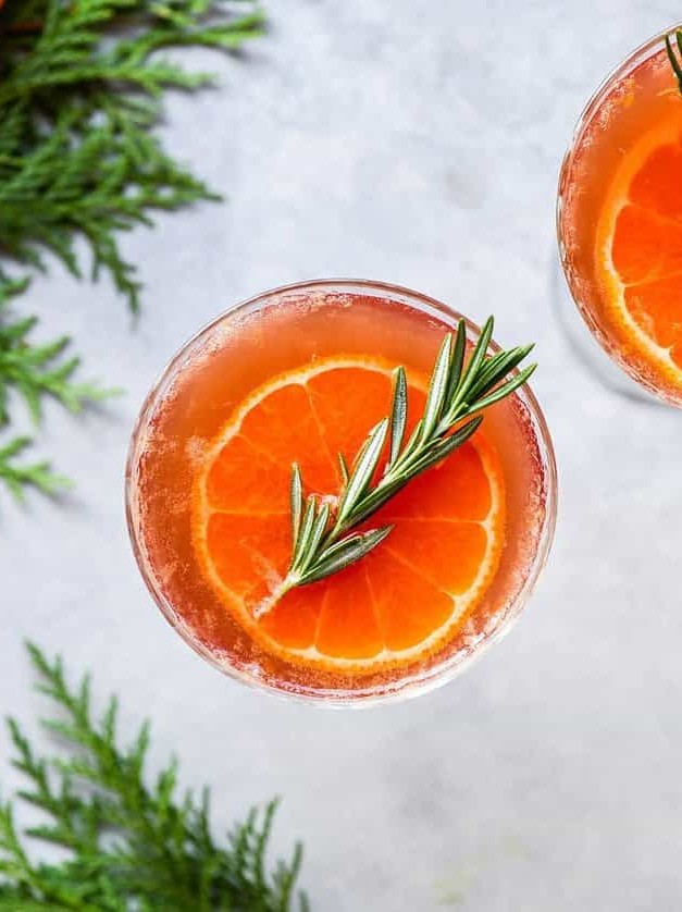 Red Wine Tangerine Spritzer