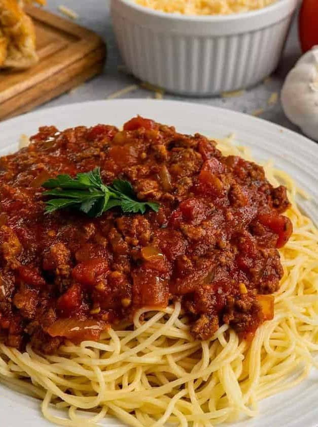 Slow Cooker Spaghetti Meat Sauce