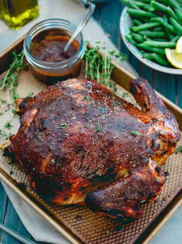 Apple Butter Roasted Chicken