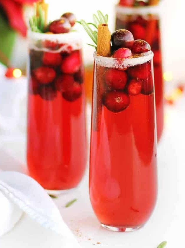 Orange Cranberry Mimosa