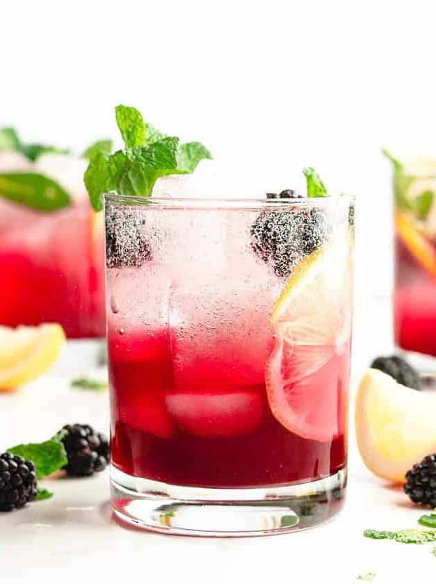 Blackberry Mint Vodka Sparkler