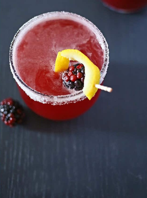 Blackberry Irish Whiskey Sour