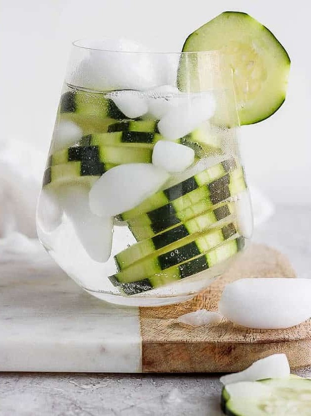 Cucumber Vodka Water