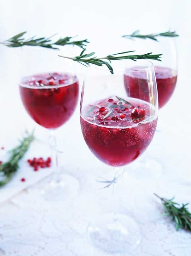 Spiced Pomegranate Sparkler