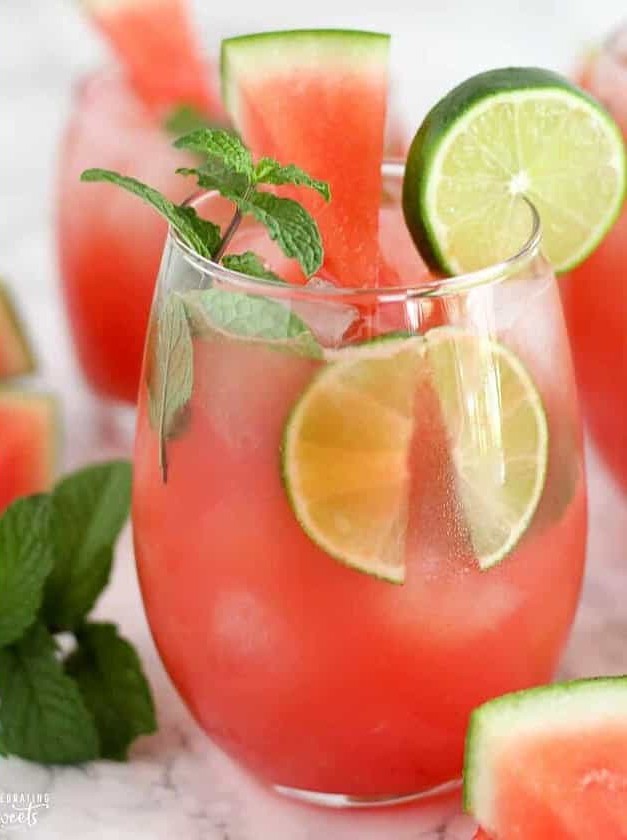 Watermelon Mojitos