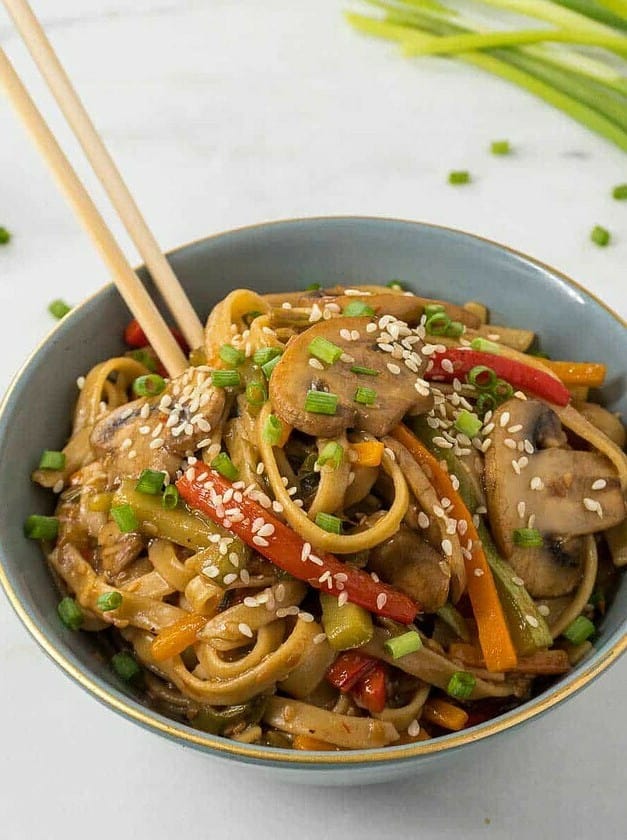 Asian Vegetable Pasta