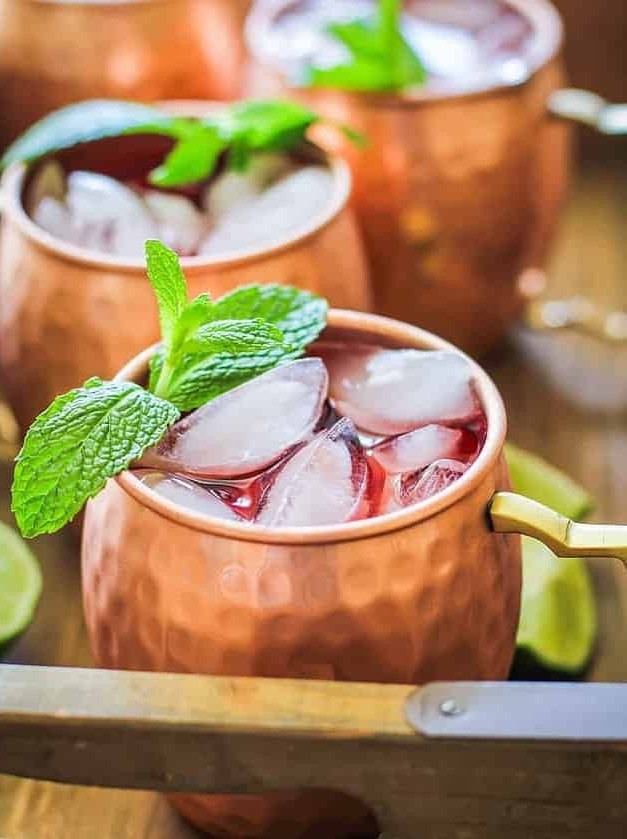 Strawberry Moscow Mules