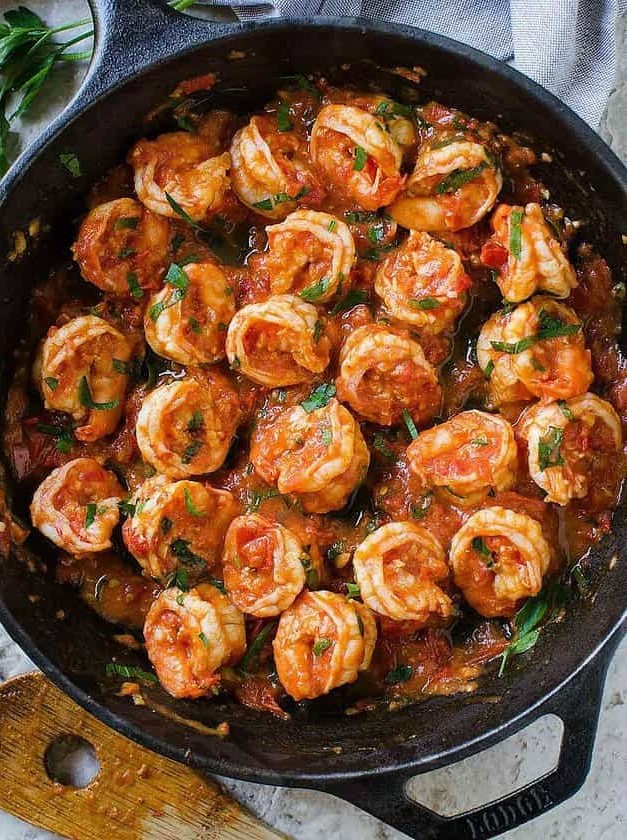 Garlic Shrimp in Tomato Sauce