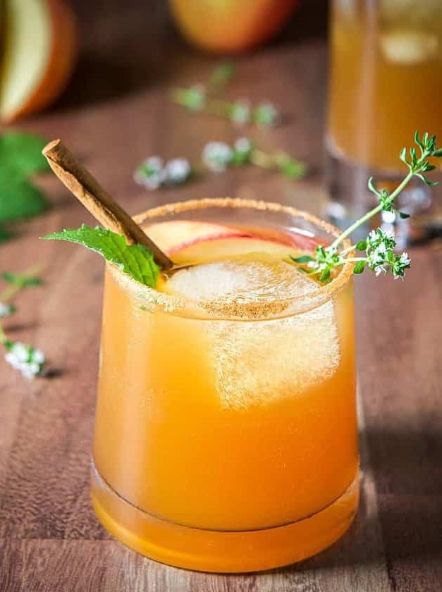 Caramel Apple Cider Spritzer