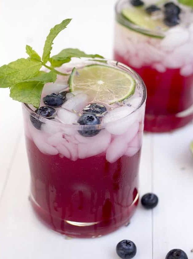 Lavender Blueberry Fizz