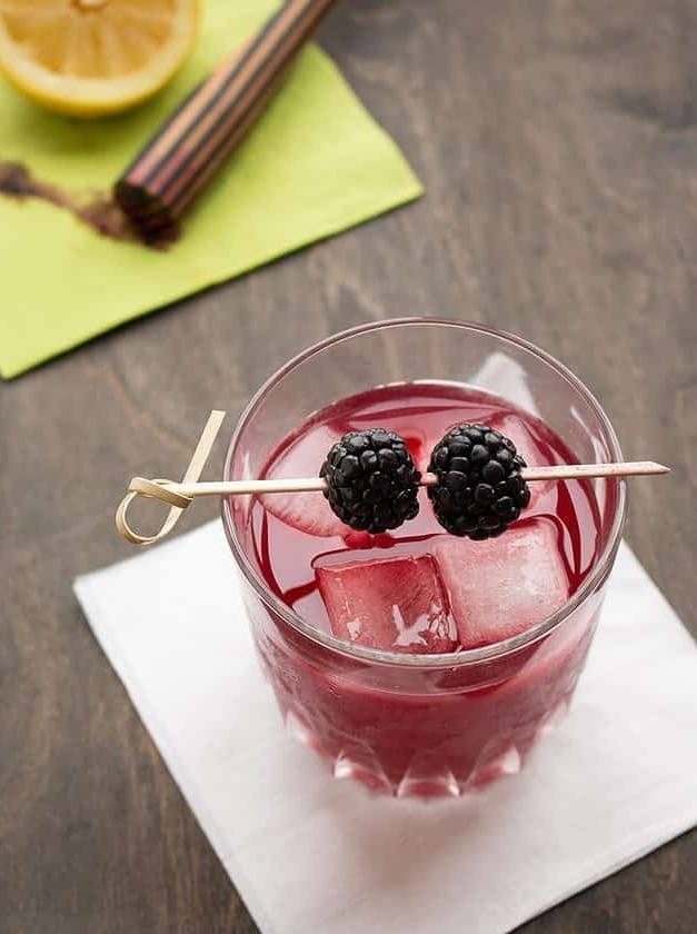 Blackberry Elderflower Cocktail