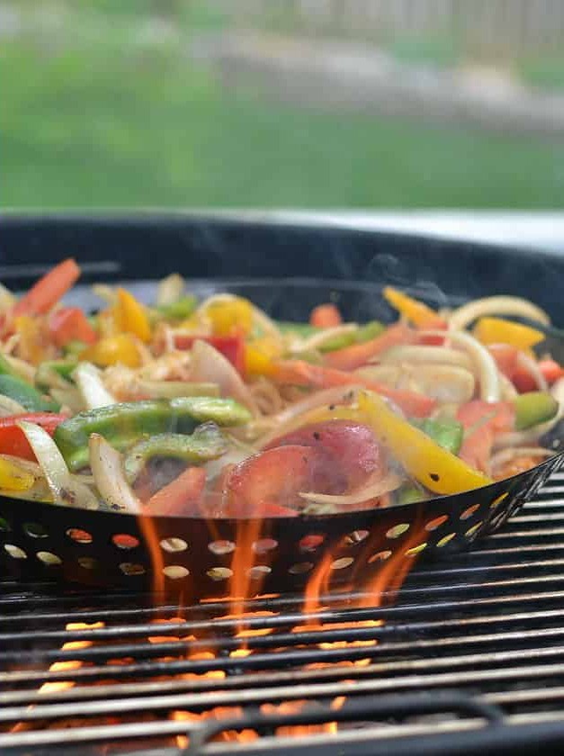 Grilled Mexican Style Veggies