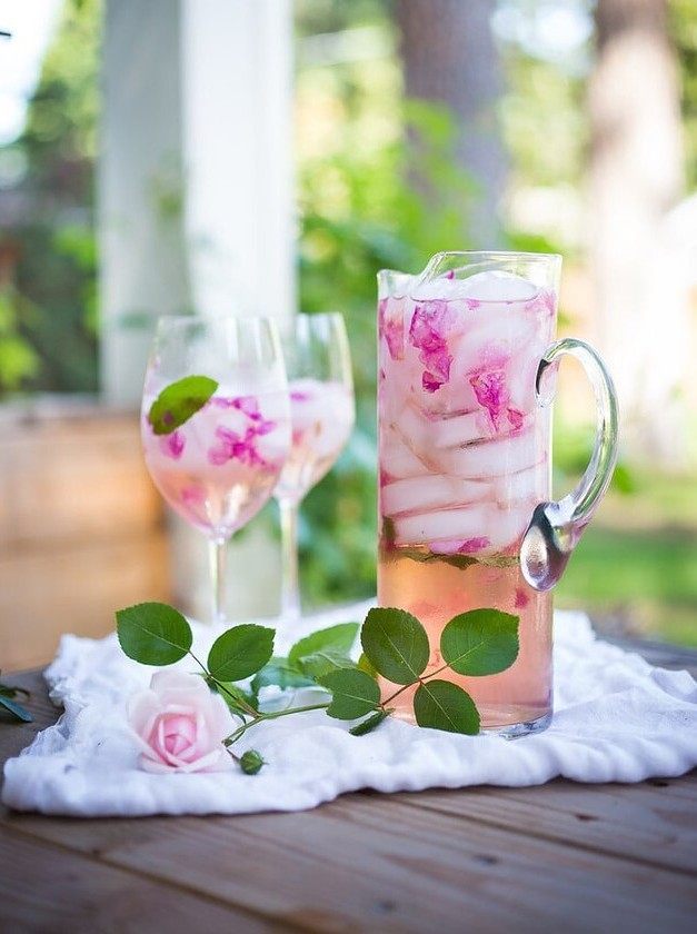 Wild Rose Petal Sangria