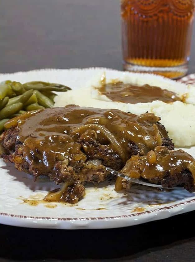 Hamburger Steaks with Onion Gravy