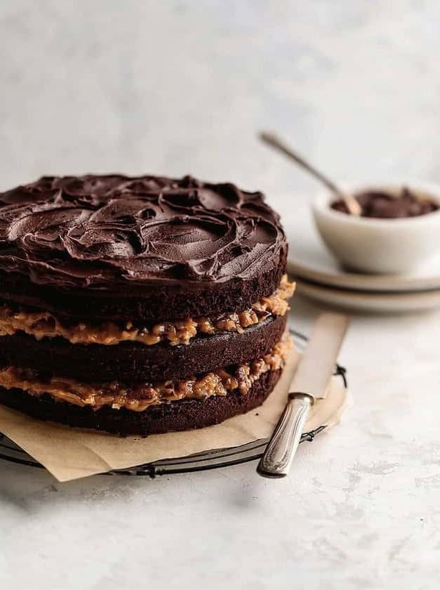 Decadent German Chocolate Cake