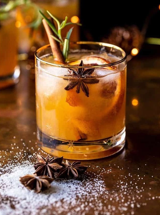 Spiced Honey Bourbon Old Fashioned