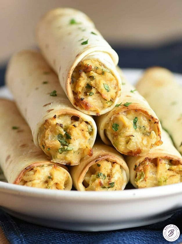 Baked Chicken Taquitos