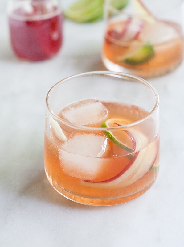 Rhubarb Old Fashioned Cocktail