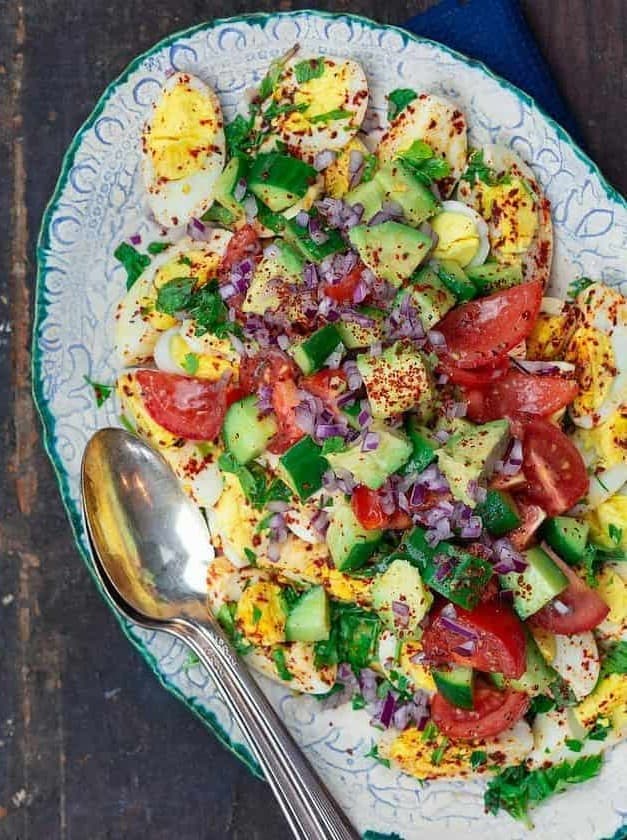 Healthy Egg Salad, Mediterranean-Style