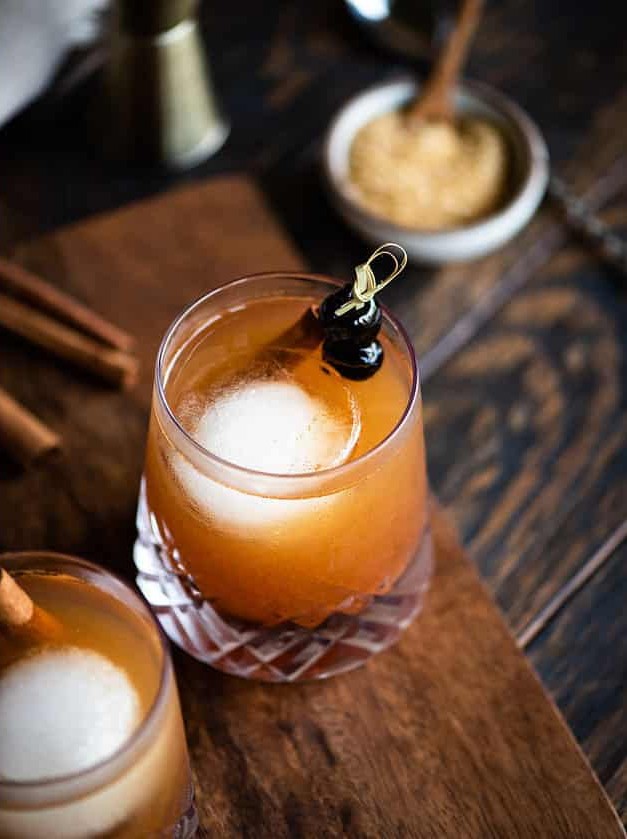 Cinnamon Maple Whiskey Sour