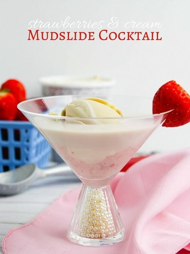 Strawberries & Cream Mudslide