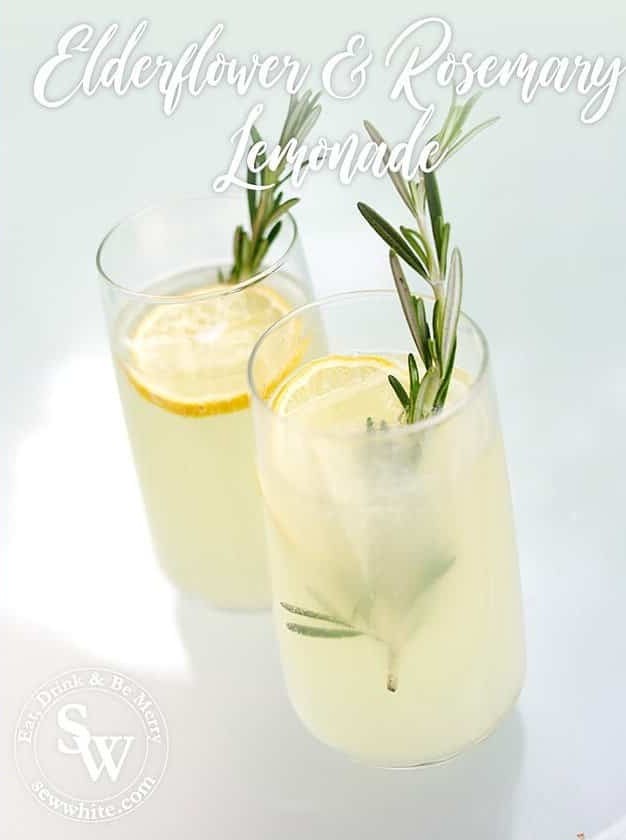 Elderflower and Rosemary Lemonade