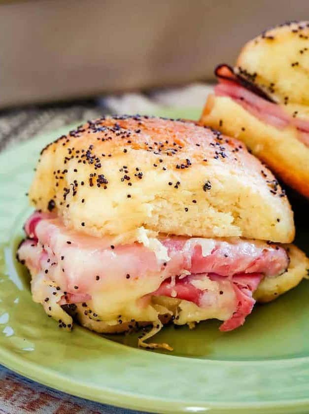 Gluten-Free Ham and Cheese Sliders