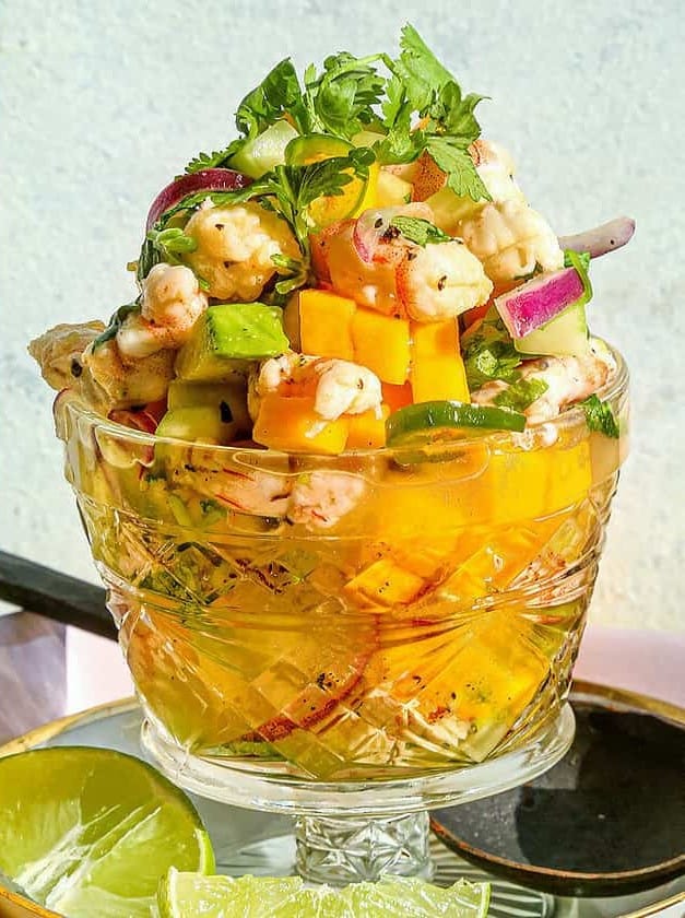 Shrimp, Avocado, and Mango Ceviche