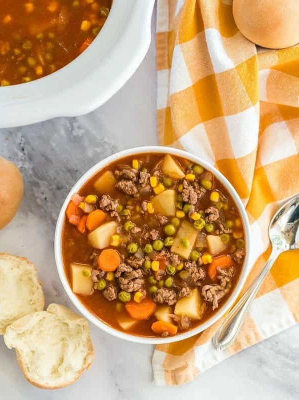 Crockpot Vegetable Beef Soup