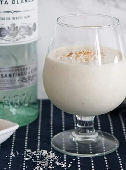 Spiked Coconut Banana Smoothie