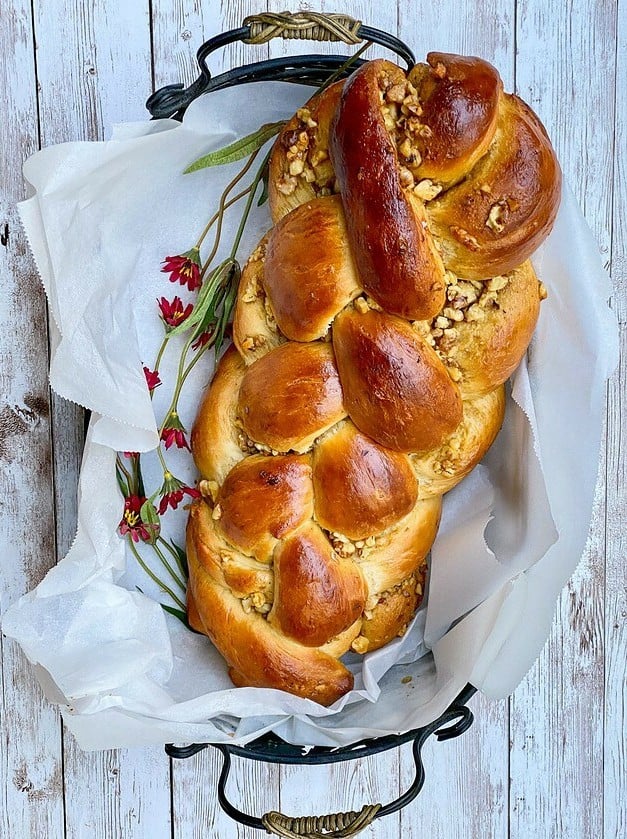 Honey Walnut Challah