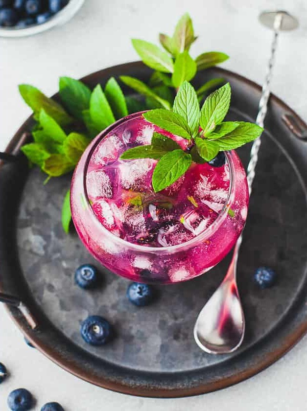 Blueberry Mojito Cocktail