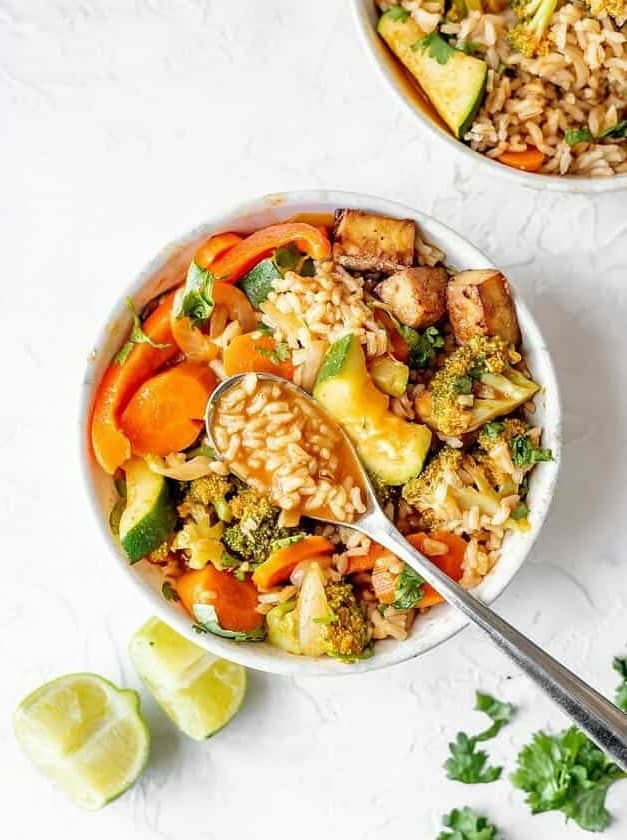 Vegetable Thai Red Curry