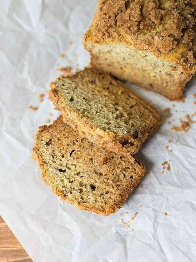 Banana Bread with Crumb Topping