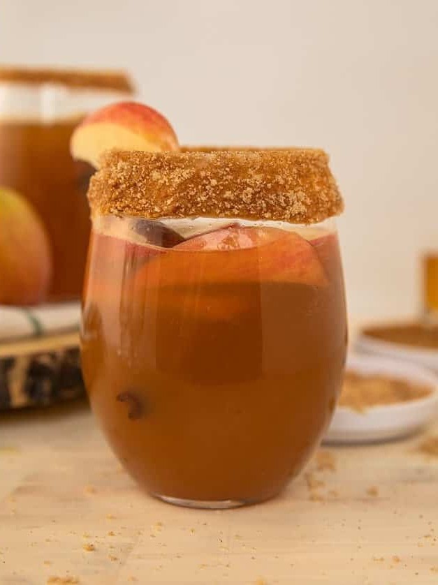 Apple Cider Peanut Butter Whiskey Cocktail