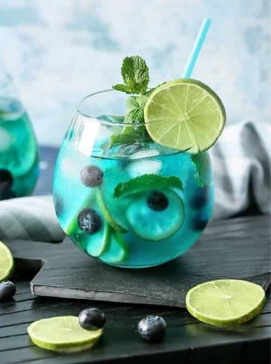 Blue Curacao Mojito