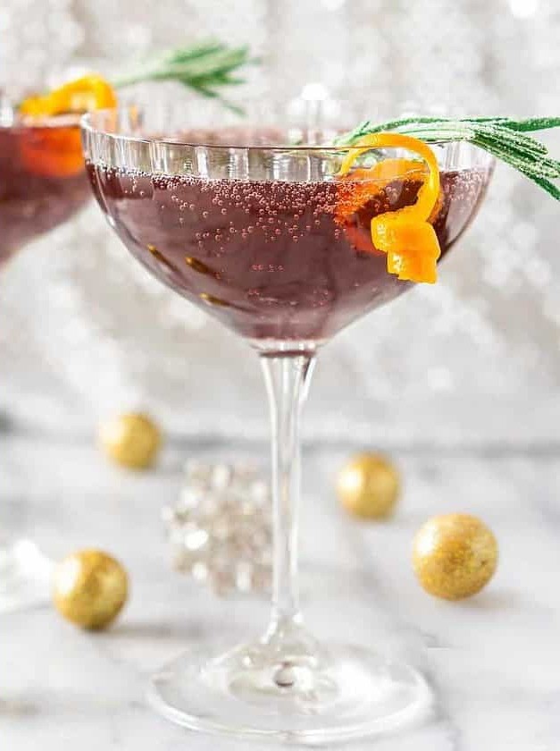 Sparkling Pomegranate Martini